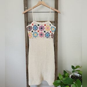 Crochet tank dress
